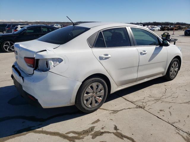 3KPA24AB1KE222546 - 2019 KIA RIO S WHITE photo 3