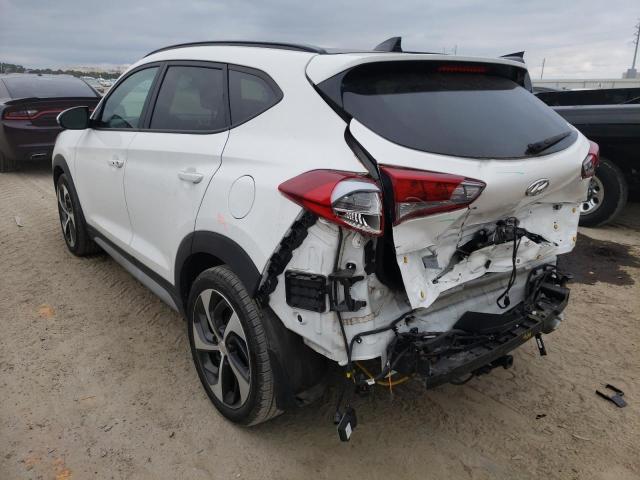 KM8J33A2XJU786408 - 2018 HYUNDAI TUCSON VAL WHITE photo 2