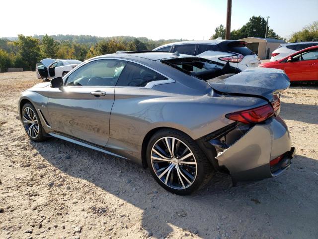 JN1CV7EK3HM110419 - 2017 INFINITI Q60 BASE GRAY photo 2