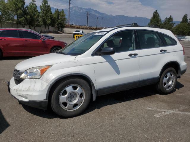 JHLRE3H36AC010687 - 2010 HONDA CR-V LX WHITE photo 1