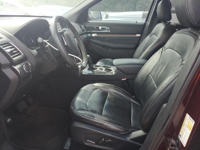 1FM5K7F84JGB15629 - 2018 FORD EXPLORER LIMITED ბურგუნდია ფოტო 7