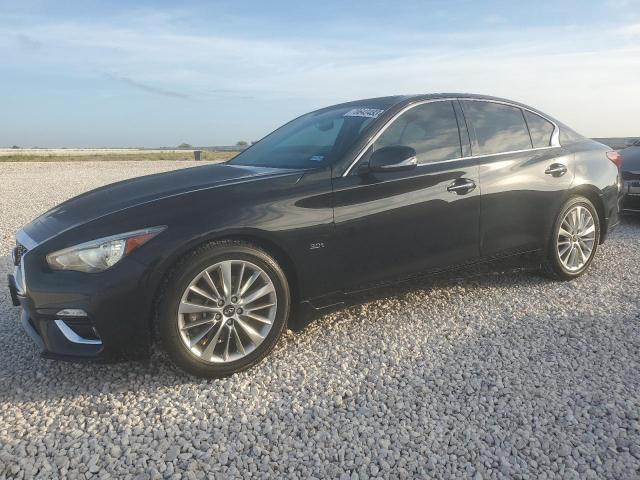 JN1EV7AP3JM366091 - 2018 INFINITI Q50 LUXE BLACK photo 1