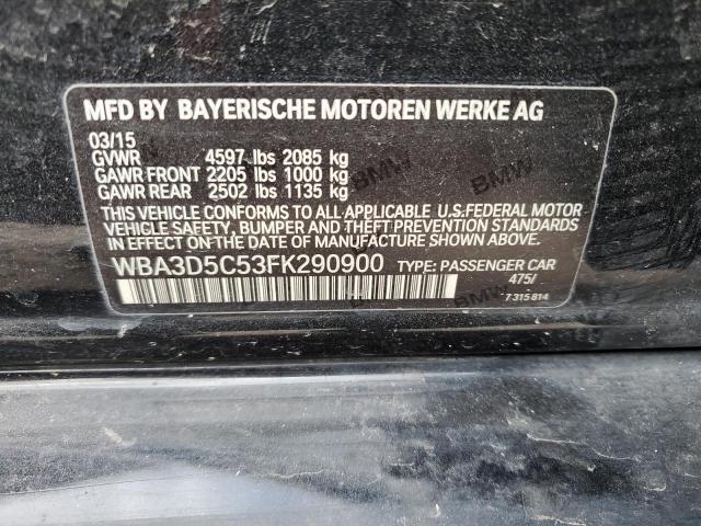 WBA3D5C53FK290900 - 2015 BMW 328 D XDRIVE BLACK photo 13