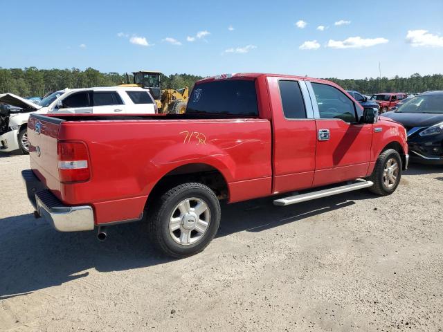 1FTRX12W34NB48467 - 2004 FORD F150 4WD RED photo 3