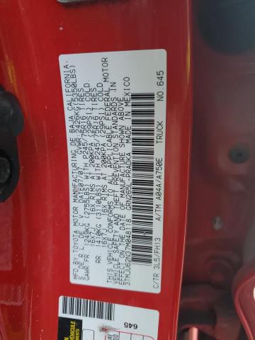 3TMJU62N37M048118 - 2007 TOYOTA TACOMA DOUBLE CAB PRERUNNER RED photo 12