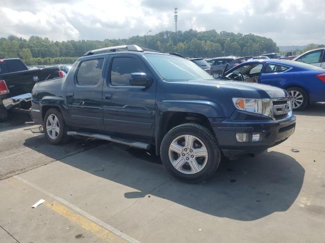 2HJYK16579H502210 - 2009 HONDA RIDGELINE RTL BLUE photo 4