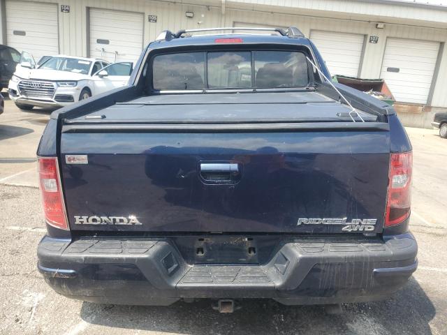 2HJYK16579H502210 - 2009 HONDA RIDGELINE RTL BLUE photo 6