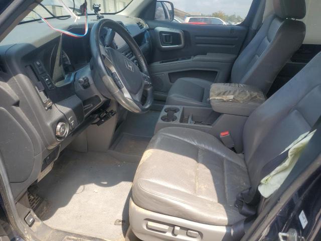 2HJYK16579H502210 - 2009 HONDA RIDGELINE RTL BLUE photo 7