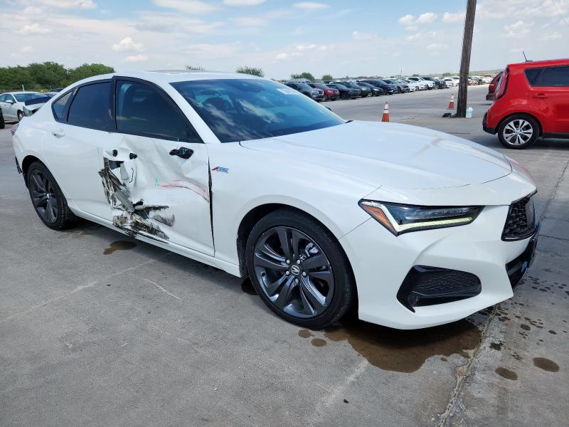 19UUB5F50NA002815 - 2022 ACURA TLX TECH A WHITE photo 4