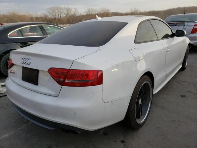 WAUVVAFR8BA057298 - 2011 AUDI S5 PRESTIGE WHITE photo 4