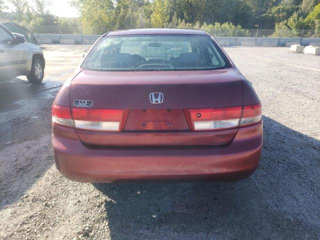 1HGCM56623A010913 - 2003 HONDA ACCORD EX ბურგუნდია ფოტო 6