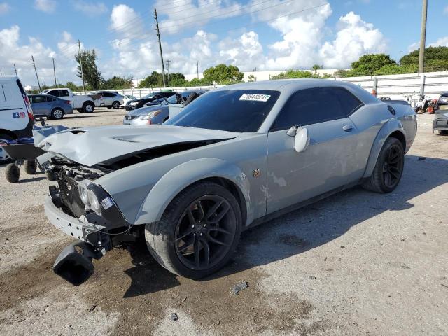 2C3CDZFJ6NH100357 - 2022 DODGE CHALLENGER R/T SCAT PACK GRAY photo 1