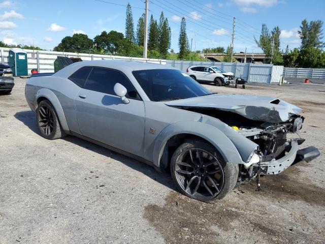 2C3CDZFJ6NH100357 - 2022 DODGE CHALLENGER R/T SCAT PACK GRAY photo 4