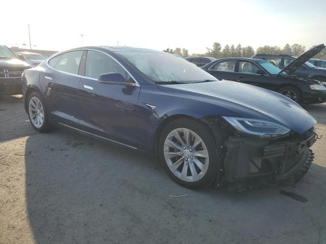 5YJSA1E22HF188555 - 2017 TESLA MODEL S BLUE photo 4