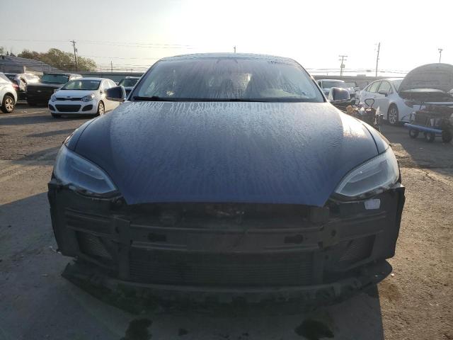5YJSA1E22HF188555 - 2017 TESLA MODEL S 蓝色 照片 5