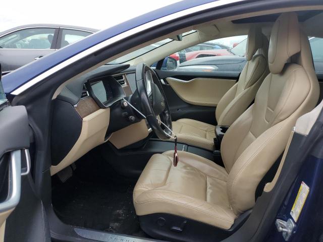 5YJSA1E22HF188555 - 2017 TESLA MODEL S 蓝色 照片 7