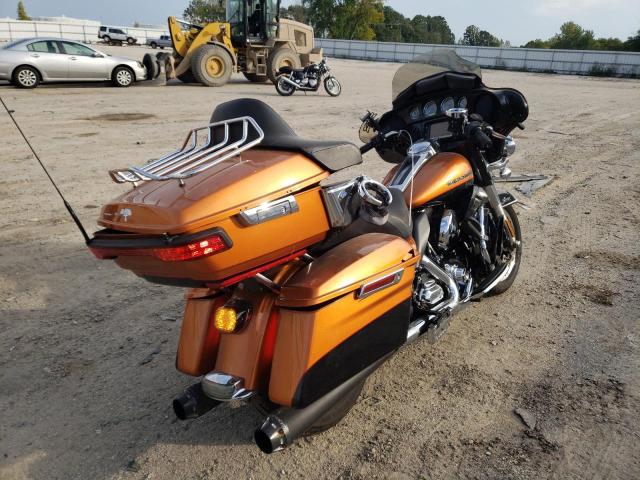 1HD1KEL19EB635812 - 2014 HARLEY-DAVIDSON FLHTK ELECTRA GLIDE ULTRA LIMITED ORANGE photo 4