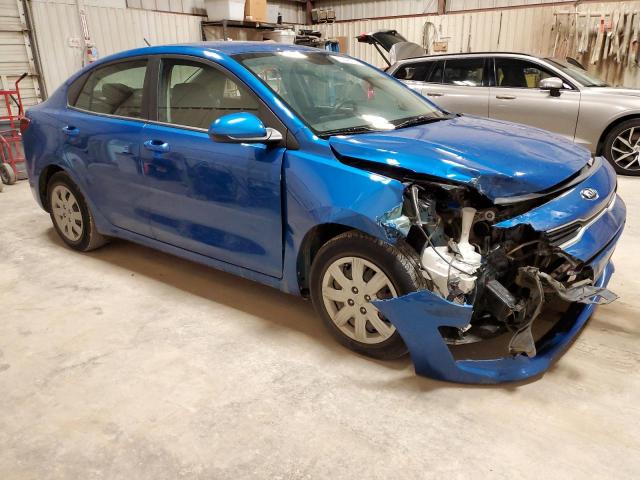 3KPA24AD4ME400406 - 2021 KIA RIO LX BLUE photo 4