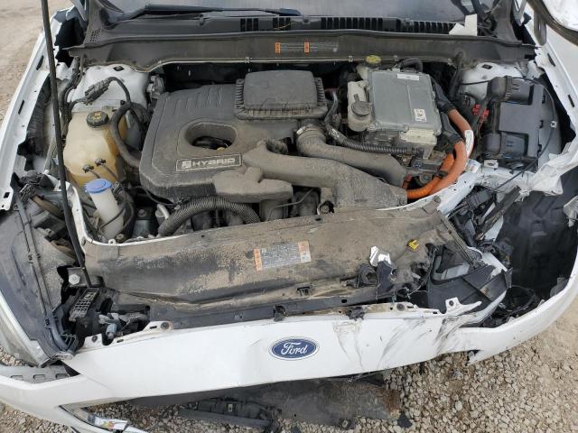 3FA6P0LU8KR242001 - 2019 FORD FUSION SE თეთრი ფოტო 11