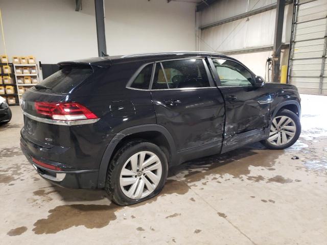 1V26C2CAXLC203545 - 2020 VOLKSWAGEN ATLAS CROS SE Черный фото 3