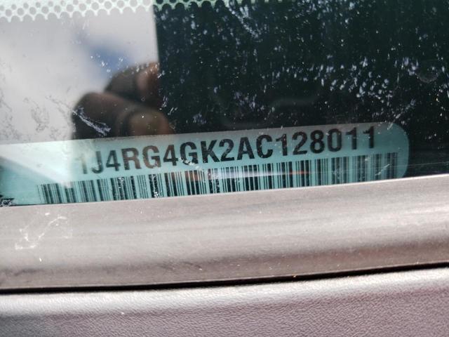 1J4RG4GK2AC128011 - 2010 JEEP COMMANDER SPORT Schwarz Foto 12