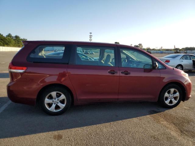 5TDZK3DC1DS384378 - 2013 TOYOTA SIENNA RED photo 3