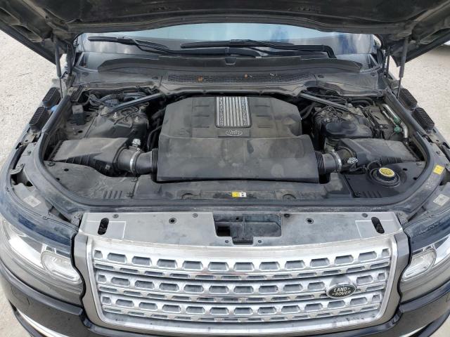 SALGV2EF6GA247609 - 2016 LAND ROVER RANGE ROVE AUTOBIOGRAPHY BLACK photo 12