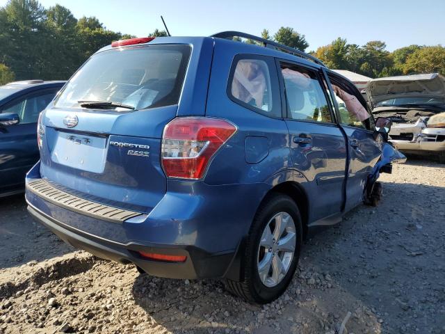 JF2SJABC9FH808653 - 2015 SUBARU FORESTER 2.5I BLUE photo 3