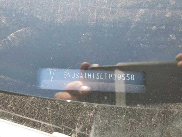 5YJSA1H15EFP39558 - 2014 TESLA MODEL S ნაცრისფერი ფოტო 13