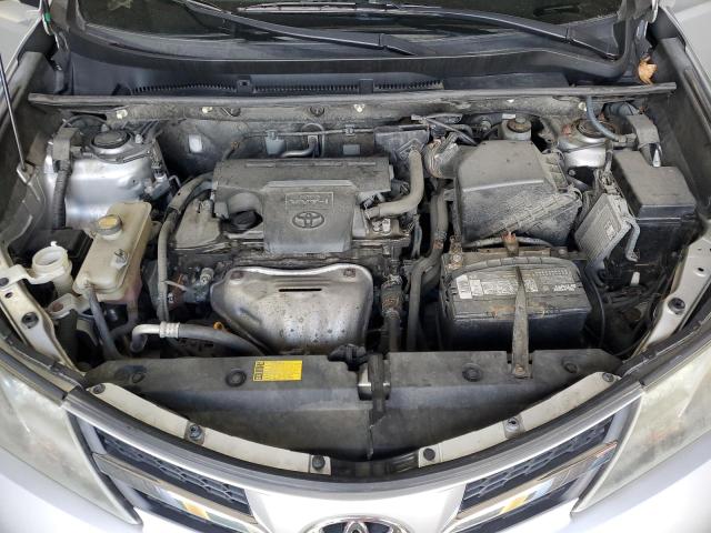 JTMRFREV6DD017706 - 2013 TOYOTA RAV4 XLE 银色 照片 12
