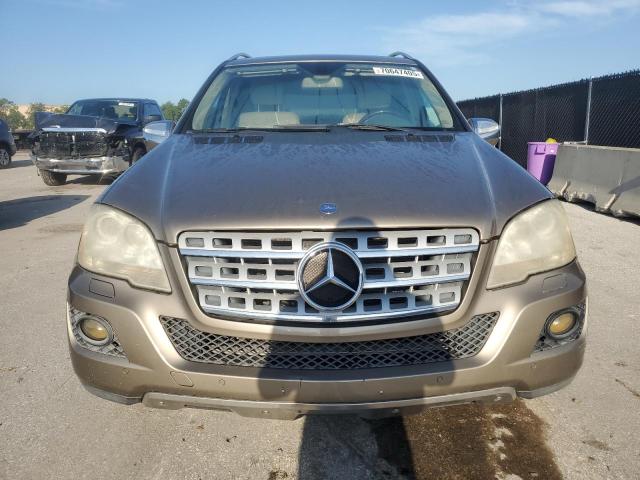 4JGBB8GBXAA594080 - 2010 MERCEDES-BENZ ML 350 4MATIC TAN photo 5