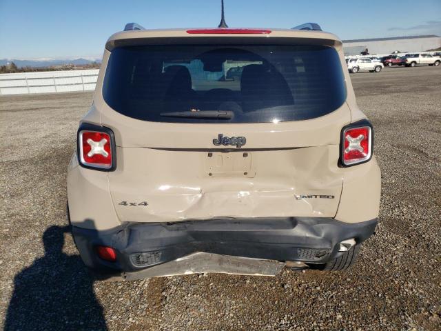 ZACCJBDTXFPB38609 - 2015 JEEP RENEGADE L BEIGE photo 6