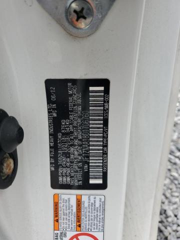 JF1ZNAA18D1706760 - 2013 TOYOTA SCION FR-S 白色 照片 12