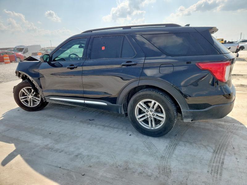 1FMSK7DH6MGA81364 - 2021 FORD EXPLORER XLT BLACK photo 2