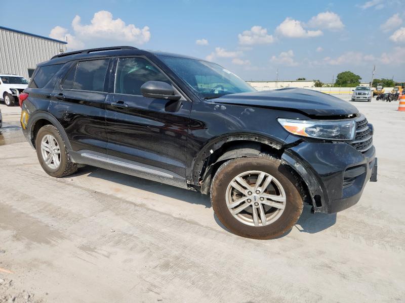 1FMSK7DH6MGA81364 - 2021 FORD EXPLORER XLT BLACK photo 4