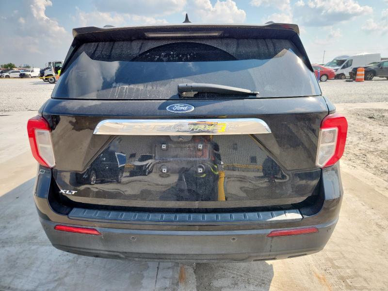 1FMSK7DH6MGA81364 - 2021 FORD EXPLORER XLT BLACK photo 6