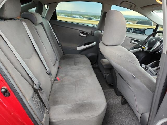 JTDKN3DU5B0280333 - 2011 TOYOTA PRIUS RED photo 10