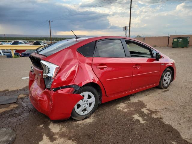 JTDKN3DU5B0280333 - 2011 TOYOTA PRIUS RED photo 3