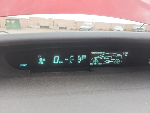 JTDKN3DU5B0280333 - 2011 TOYOTA PRIUS RED photo 9