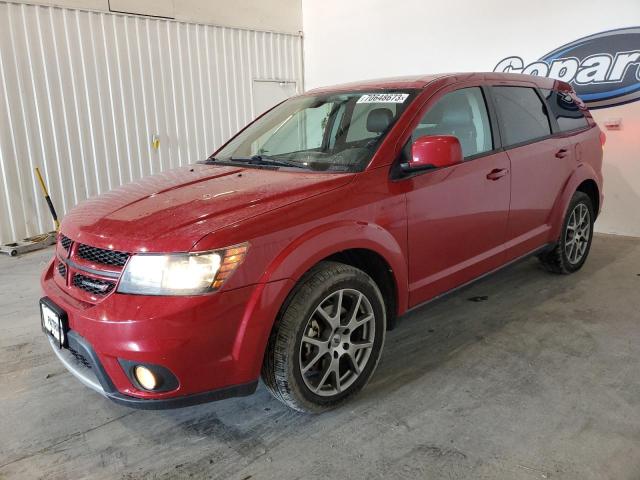 3C4PDDEG4JT464140 - 2018 DODGE JOURNEY GT RED photo 1