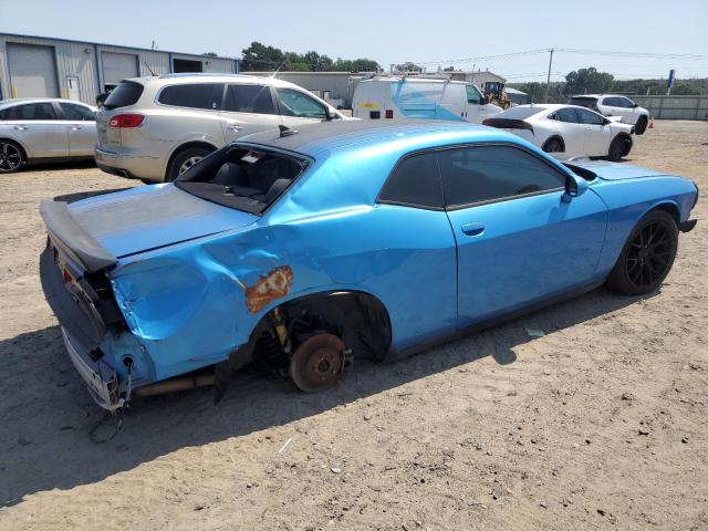 2C3CDZBT1FH794108 - 2015 DODGE CHALLENGER SXT PLUS BLUE photo 3