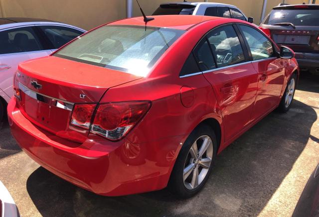 1G1PE5SBXE7339190 - 2014 CHEVROLET CRUZE LT RED photo 4