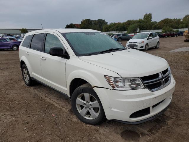 3C4PDCAB4DT535507 - 2013 DODGE JOURNEY SE WHITE photo 4