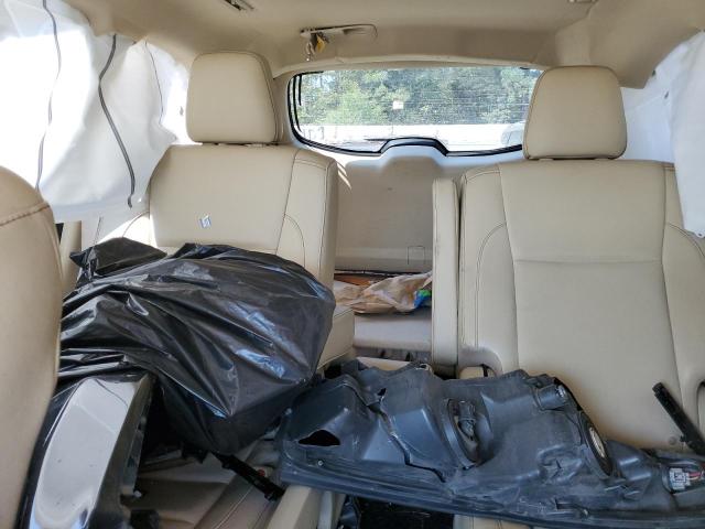 5TDJKRFH5GS326934 - 2016 TOYOTA HIGHLANDER XLE Bordo foto 10