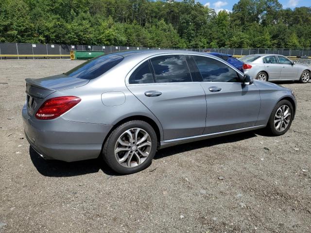 55SWF4KB0GU116131 - 2016 MERCEDES-BENZ C 300 4MATIC GRAY photo 3