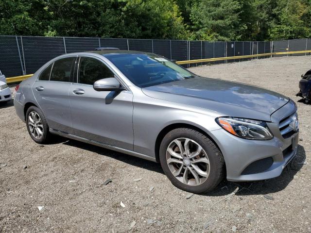 55SWF4KB0GU116131 - 2016 MERCEDES-BENZ C 300 4MATIC GRAY photo 4