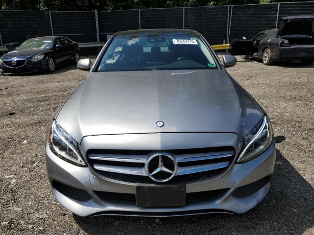 55SWF4KB0GU116131 - 2016 MERCEDES-BENZ C 300 4MATIC GRAY photo 5