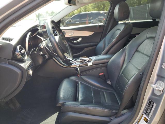 55SWF4KB0GU116131 - 2016 MERCEDES-BENZ C 300 4MATIC GRAY photo 7