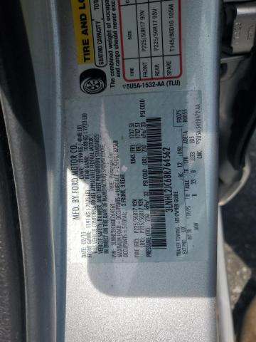 3LNHL2JC6BR764562 - 2011 LINCOLN MKZ 银色 照片 12