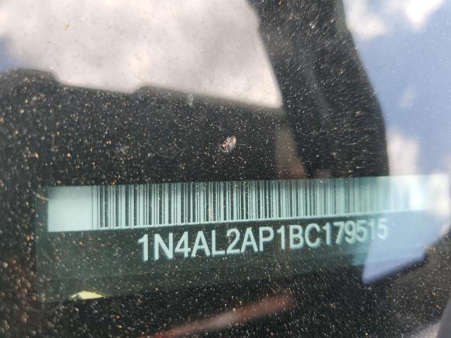 1N4AL2AP1BC179515 - 2011 NISSAN ALTIMA BASE BLACK photo 12